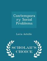Contemporary Social Problems, a Course Delivered at the University of Padua; 1340229269 Book Cover