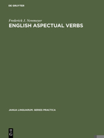 English Aspectual Verbs 9027933928 Book Cover