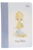 NKJV, Precious Moments Small Hands Bible, Hardcover, Blue, Comfort Print: Holy Bible, New King James Version 0785238638 Book Cover