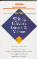 Writing Effective Letters, Memos, and E-mail (Barron's Business Success Series) 0764124536 Book Cover