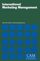 International Marketing Management 0333192370 Book Cover
