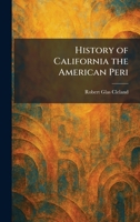 History of California the American Peri 1025712870 Book Cover