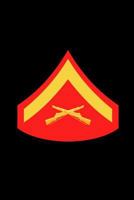 Lance Corporal: USMC E3 LCpl: College Ruled Notebook Journal 1727133609 Book Cover