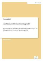 Das Transportrechtsreformgesetz 3838612426 Book Cover