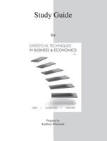 Study Guide for use with Statistical Techniques in Business and Economics 0073039284 Book Cover
