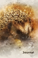 Journal: A hedgehog themed, page numbered, lined journal with table of contents 1703652479 Book Cover