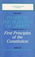Constitutionalism in America. Volume ll. E Pluribus Unum. Constitutional Principles and the Institutions of Government. 0819167770 Book Cover
