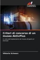 Criteri di concorso di un museo AktivPlus (Italian Edition) 6209004210 Book Cover