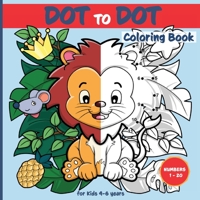 Dot-to-Dot Coloring Book for kids age 4 - 6 years: 50 Cute Motifs For Fun Dot Connections and Coloring 3907433149 Book Cover