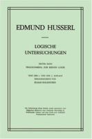 Logische Untersuchungen: Erster Band: Prolegomena Zur Reinen Logik 9024717221 Book Cover