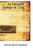 La Conception Juridique de L'État 1018915915 Book Cover
