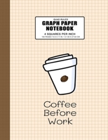 Graph Paper Notebook: Quad Ruled 4 Squares Per Inch Grid Paper Journal 4x4, 160 Pages, Large Size 8.5 x 11 Inches, Math Graph Notebook for Students 1689477881 Book Cover