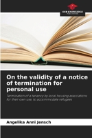 On the validity of a notice of termination for personal use 6209975577 Book Cover