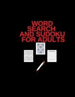 Word Search and Sudoku for adults: Workbook for adults Size 8,5 X 11 Inches 172 Pages Matte Premium Cover B08JF8B691 Book Cover