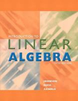 Introduction to Linear Algebra 0201568012 Book Cover