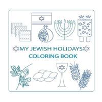 My Jewish Holidays Coloring Book 1540375978 Book Cover