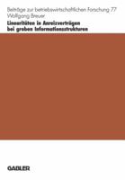 Linearitaten in Anreizvertragen Bei Groben Informationsstrukturen 3409130802 Book Cover