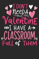 Notebook: Teacher Valentine's Day 6x9 Dot Grid 120 Pages 1679038192 Book Cover