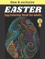 Easter Egg Coloring Book For Adults: +83 Original Artist Designs, High Resolution, Unique Easter Egg Designs B091F5QTJR Book Cover
