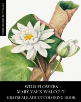 Wild Flowers: Mary Vaux Walcott Grayscale Adult Coloring Book 1006744703 Book Cover