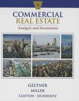 Commercial Real Estate Analysis and Investments 0324136765 Book Cover