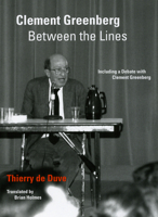 Clement Greenberg Between the Lines: Including a Previously Unpublished Debate With Clement Greenberg 0226175162 Book Cover