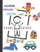 Young Gasper : Alphabet Coloring Book with Activities B08WK6R91Z Book Cover