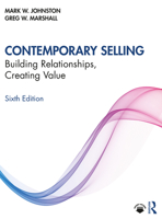 Contemporary Selling: Building Relationships, Creating Value 0415523508 Book Cover