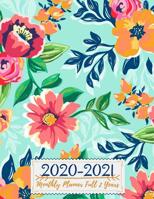 2020-2021 Monthly Planner Full 2 Years: Jan 2020 - Dec 2021 2 Year Monthly Calendar Planner W/ To Do List, Notes, Birthday Log, Yearly Goals Schedule Agenda Logbook (2020/2021 Full 2 year Planner Orga 1082738158 Book Cover