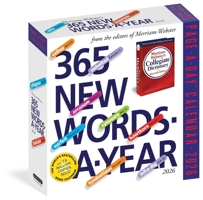 365 New Words-A-Year Page-A-Day(r) Calendar 2026: From the Editors of Merriam-Webster 1523530480 Book Cover