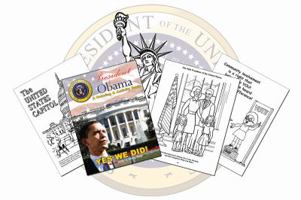 President Barack Obama A Coloring & Activity Book 0976318687 Book Cover