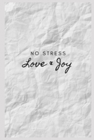 Love and Joy. No Stress: Crumpled White Paper Theme Xmas Planner. Organize&Schedule Your Xmas Shopping. Plan Holiday Activities. Track All The Festive Details: Recipes, Cards, Gifts, etc. Record Memor 1670790053 Book Cover