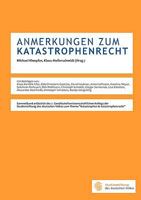 Anmerkungen Zum Katastrophenrecht 1445216833 Book Cover