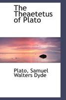 The Theaetetus of Plato 1017526656 Book Cover