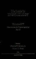 Methods in Enzymology, Volume 277: Macromolecular Crystallography, Part B (Methods in Enzymology)