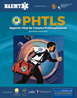 PHTLS 9e Spanish: Soporte Vital de Trauma Prehospitalario, Novena Edición,  libro de bolsillo + eCourse Manual 1284103293 Book Cover