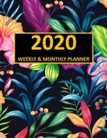 2020 Planner Weekly And Monthly: Yearly Planner: Jan 1, 2020 to Dec 31, 2020: Weekly & Monthly Planner + Calendar Views + Inspirational Quotes and Pretty Floral Cover (Heavenlyjoy Planner Series 2020) 1670555496 Book Cover