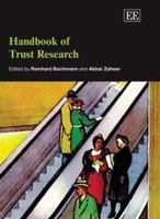 Handbook of Trust Research 1843767546 Book Cover