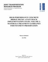 High-Performance Concrete Bridge Decks: A Fast-Track Implementation Study, Volume 2: Materials 1622601092 Book Cover
