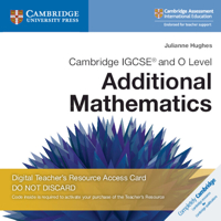 Cambridge Igcse(r) and O Level Additional Mathematics Cambridge Elevate Teacher's Resource Access Card 1108456324 Book Cover