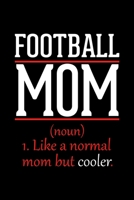 Football Mom Notebook: Graph Paper Notebook with 120 pages 6x9 perfect as math book, sketchbook, workbook and diary Funny Gift for Football Fans and Coaches 1677228059 Book Cover