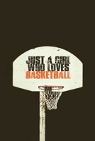 Just A Girl Who Loves Basketball: Blank Lined Journal Notebook, Funny BasketBall Notebook, BasketBall Journal, BasketBall Notebook, Ruled, Writing For BasketBall Lovers, BasketBall Gifts For Woman's 1661831419 Book Cover