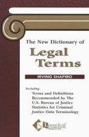 New Dictionary of Legal Terms 0930137019 Book Cover
