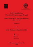Craft Specialization: Operational Sequences and Beyond 086054897X Book Cover