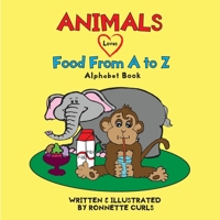 Animals Love Food from A to Z (Pink Thumb) 1087871301 Book Cover