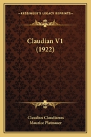 Claudian V1 0548837953 Book Cover