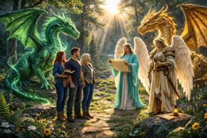 The Dragon Bar: A Book of Modern-Day Encounters with Angels, Dragons, and Supernatural Creatures B0FBKK7C8W Book Cover