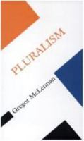 Pluralism (Concepts in Social Thought) 0816628157 Book Cover