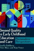 Beyond Quality in Early Childhood Education and Care: Languages of Evaluation 0750707704 Book Cover