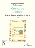 Códice de Tepexic: Proceso deigual por pleito de tierras 1549 (Recherches Amériques Latines) (Spanish Edition) 2343138591 Book Cover